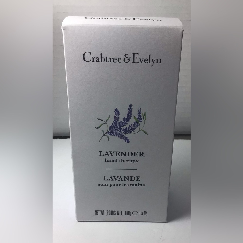 Crabtree & Evelyn Hand Therapy Cream LAVENDER Moisturizing 3.5 oz Lotion NIB.